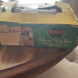 Mirro Silver Cooky and Pastry Press